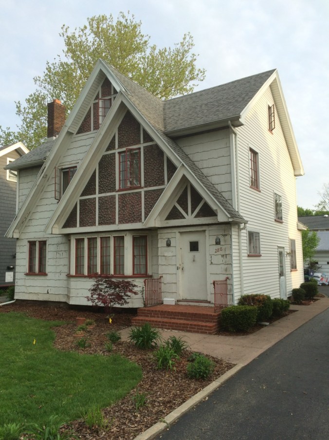 So here's where we started. All the vinyl is gone except for the bit of aluminum that was removed a day or so after this photo was taken.